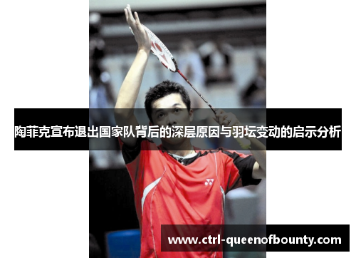 陶菲克宣布退出国家队背后的深层原因与羽坛变动的启示分析